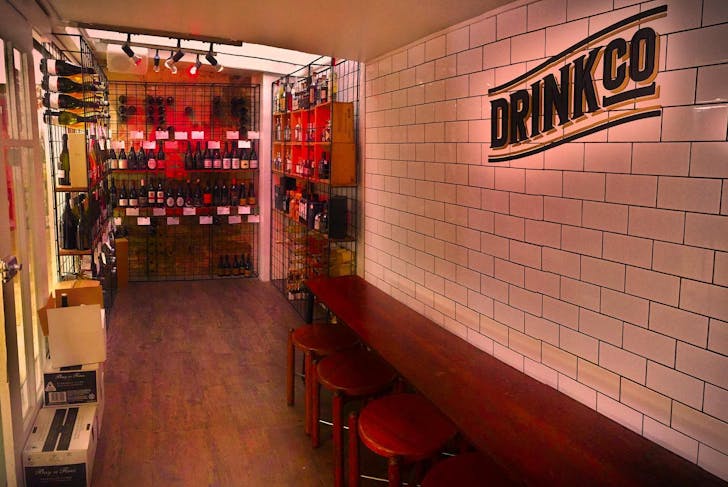 Interior of DRINK CO, A Stylish Beverage Haven