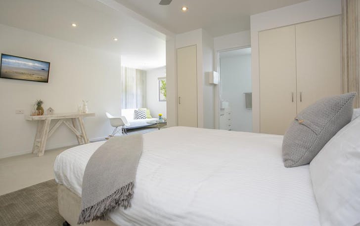 interior of a motel room