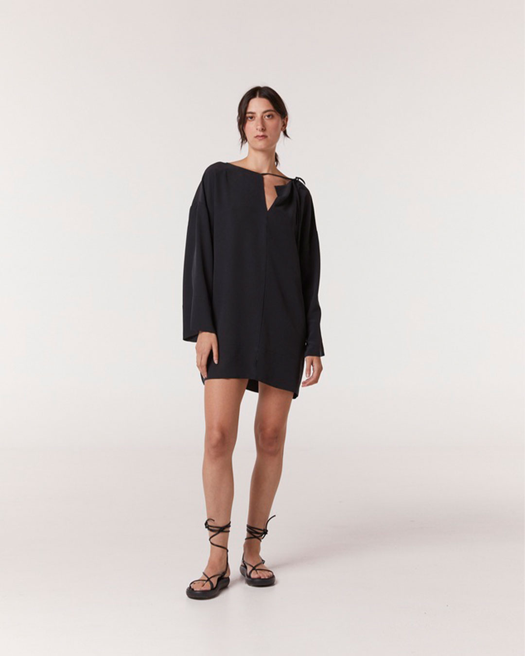 COS + Contrast-Panel Mini Dress