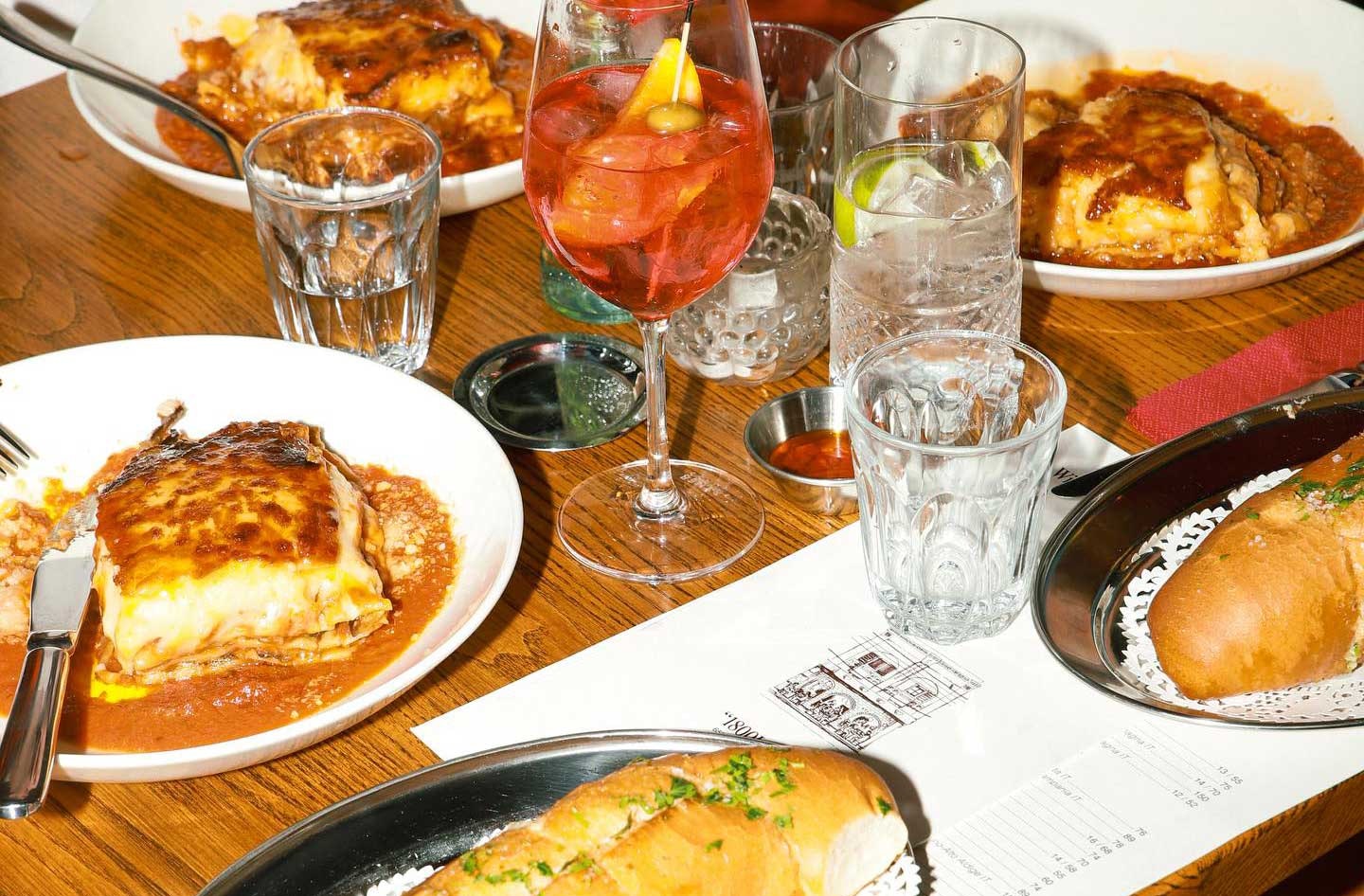 Dinner At 1800 Lasagne