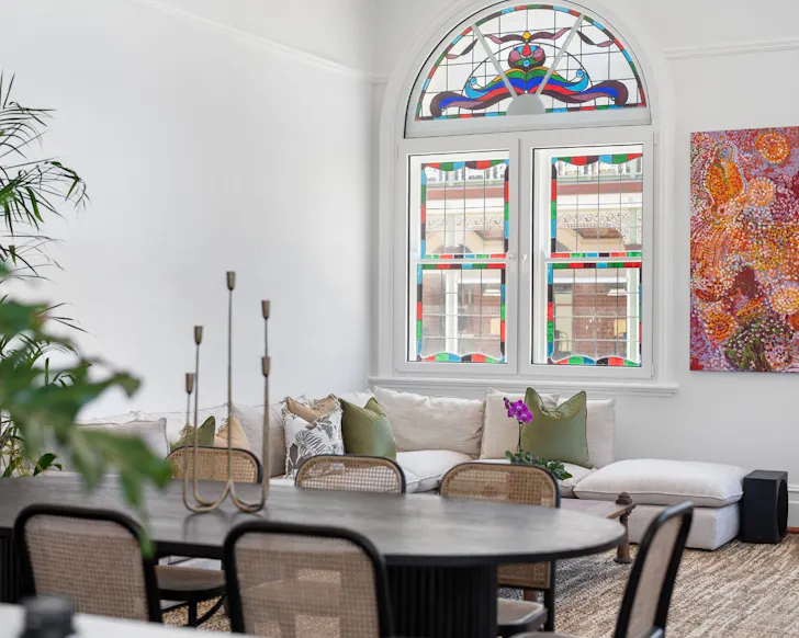 The living space at 1853 On Market best Fremantle Airbnbs