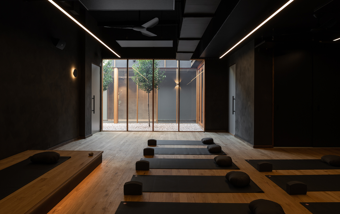 Yoga studio at Vitality House