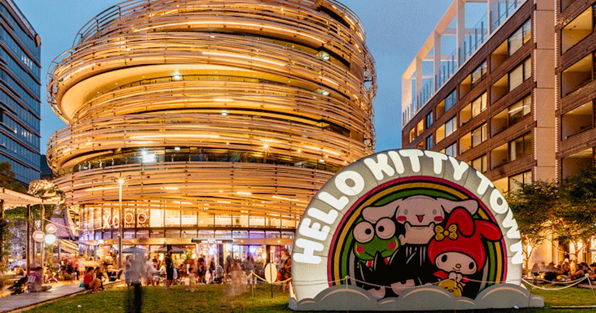 Hello Kitty Rave Riverside A Three-Month Hello Kitty Street Festival Has Popped Up In Darling ...