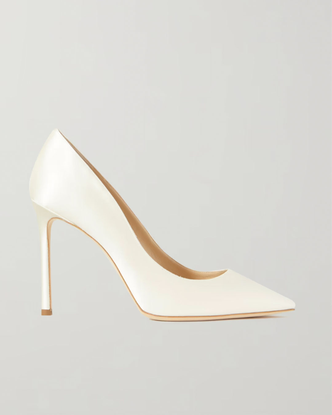 Jimmy Choo Love 100 Bow-detailed Embellished Leather-trimmed Mesh Pumps in  Natural