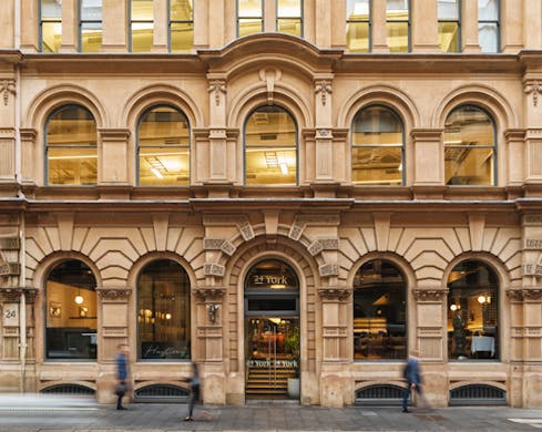 24 york sydney cbd steak restaurant building