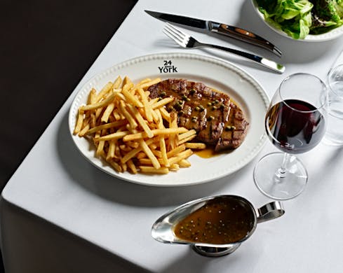 steak frites at 24 york sydney cbd steak restaurant