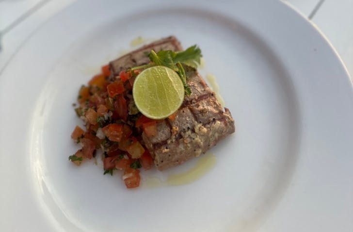 Tuna Steak at Sandy Bay Restaurant