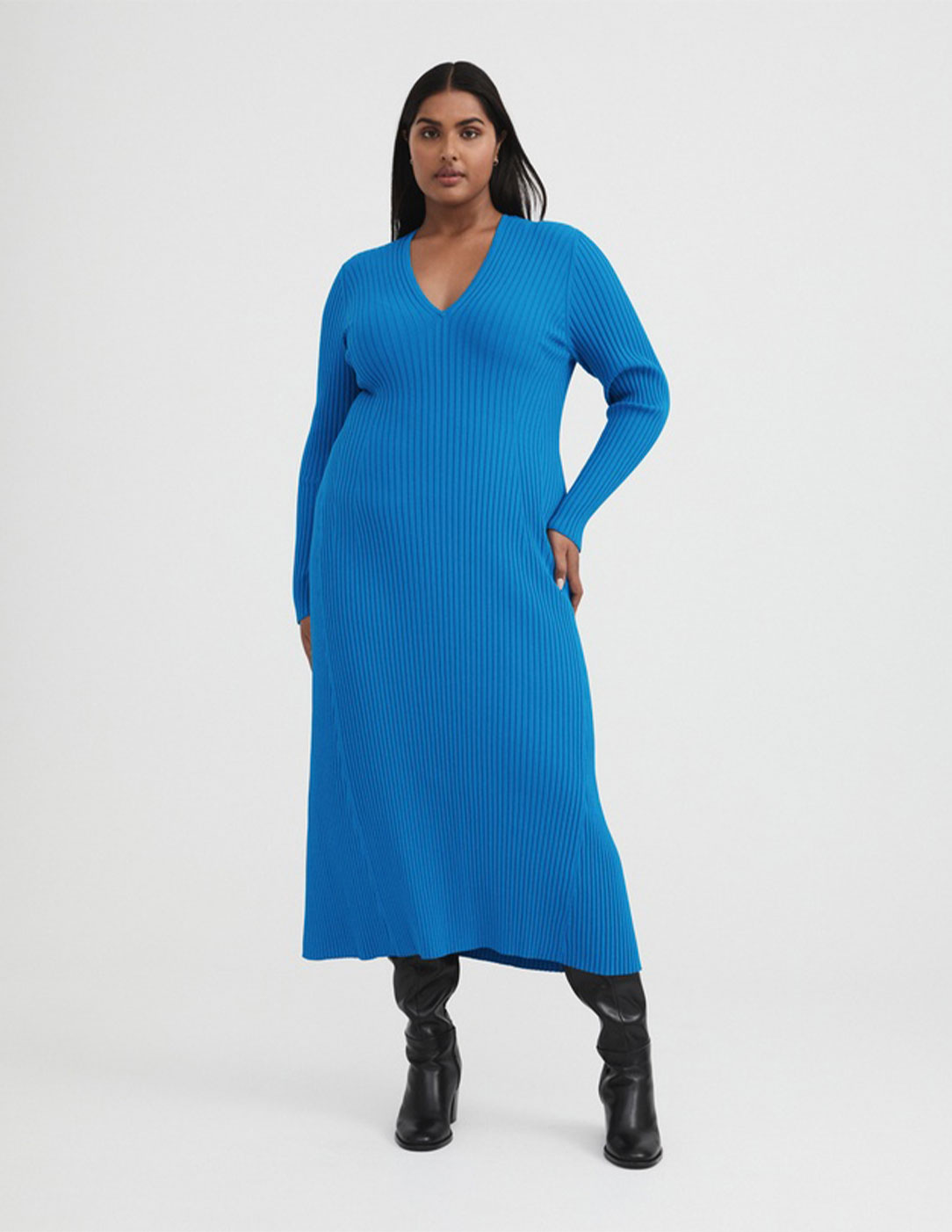 Winter Dresses for Women Long Sleeve Dresses Plus Size Turtleneck Loose-Fit  Maxi Dress Comfy Lounge Holiday Dresses 