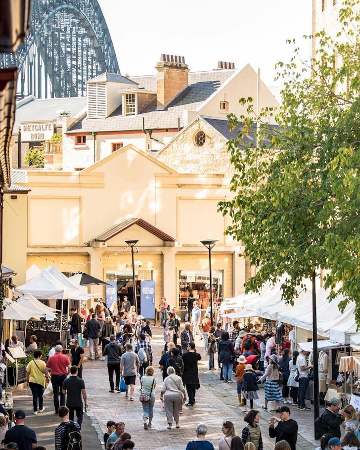 best Sydney markets The Rocks