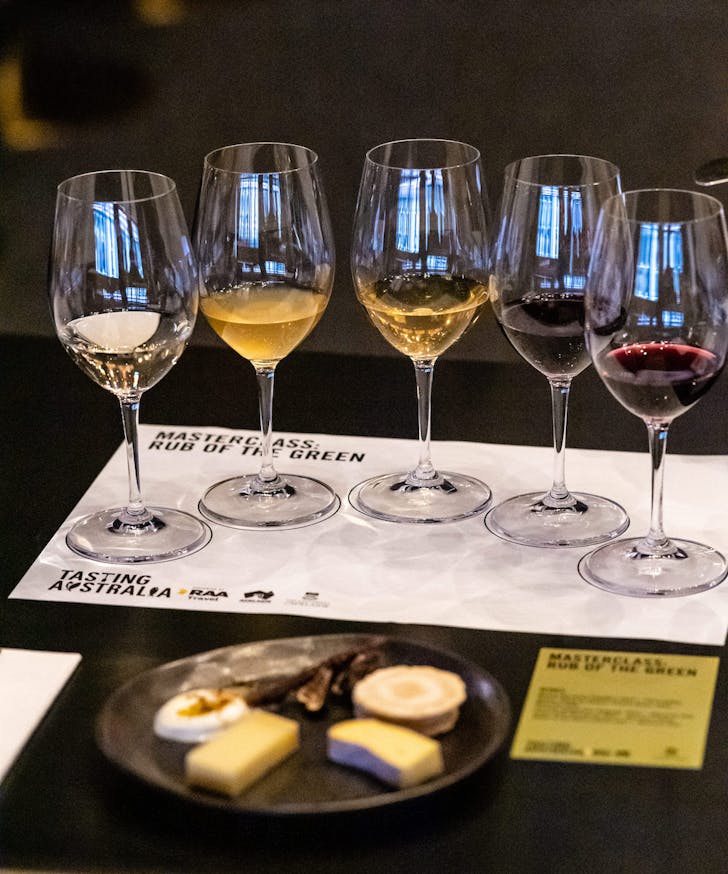 Wine tasting at Tasting Australia
