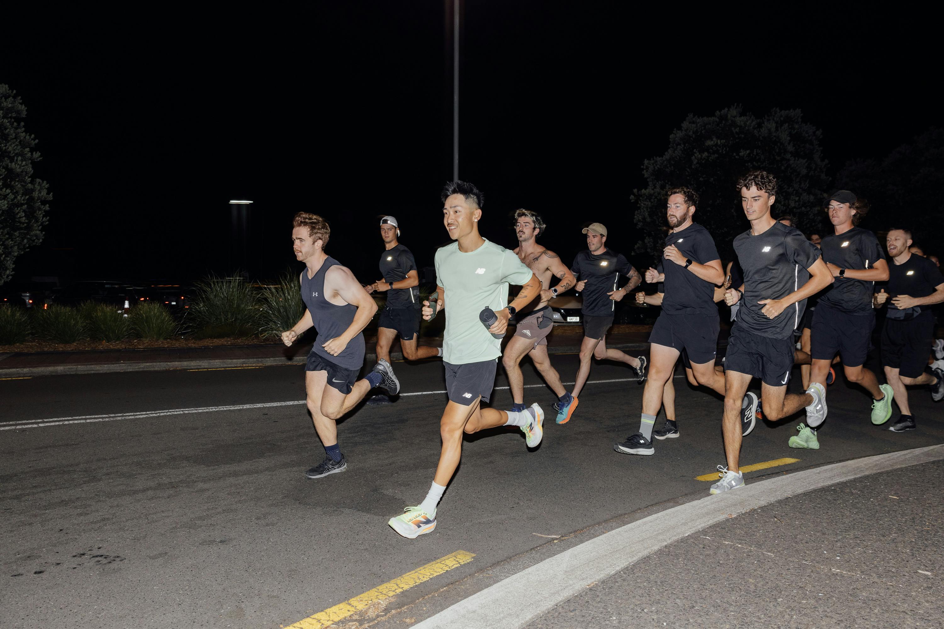 Group of people in a run