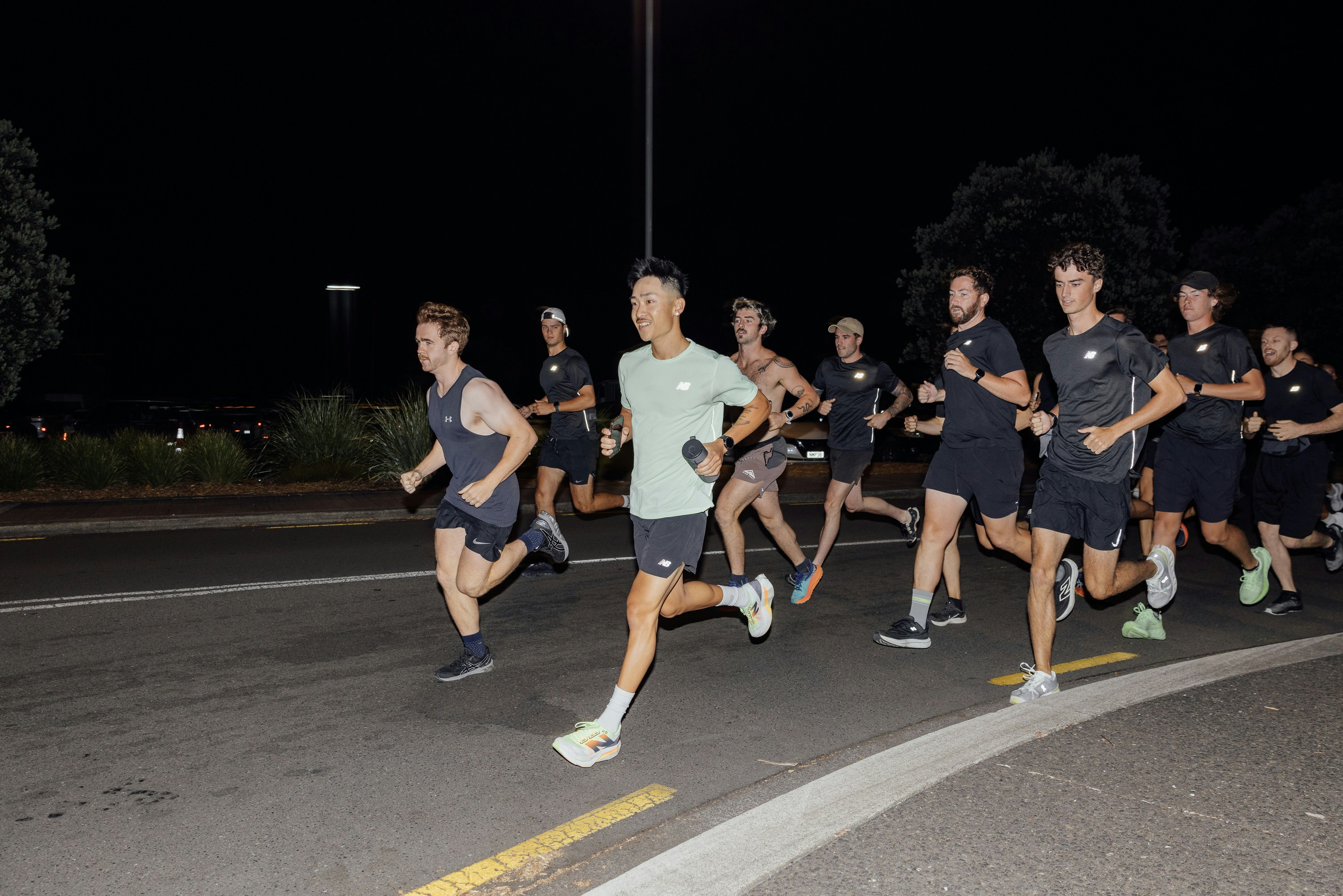 Group of people in a run