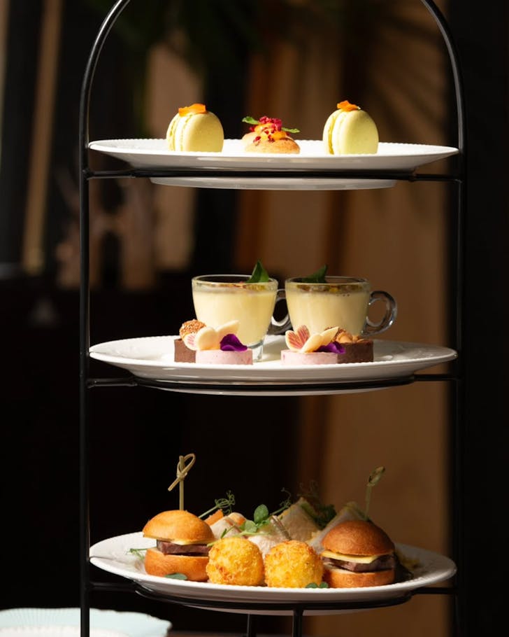 High tea at 50 Bistro. 