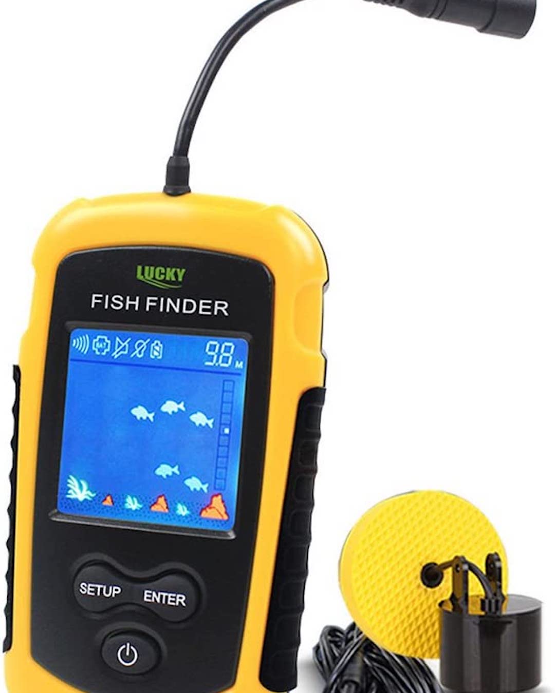 A portable fishing SONAR Father's Day gift idea