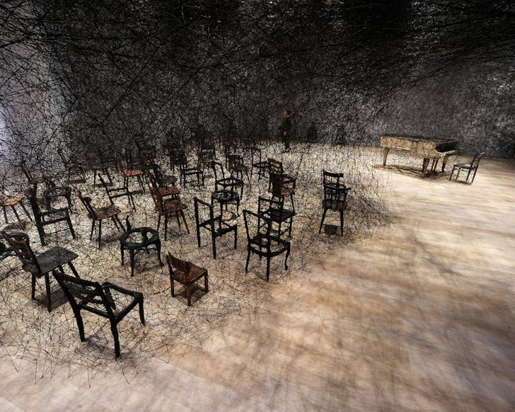 Chiharu Shiota thread artwork QAGOMA Brisbane