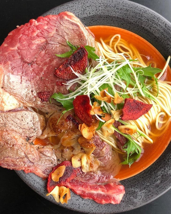 Wagyu ramen at Beppin Ramen Brisbane City