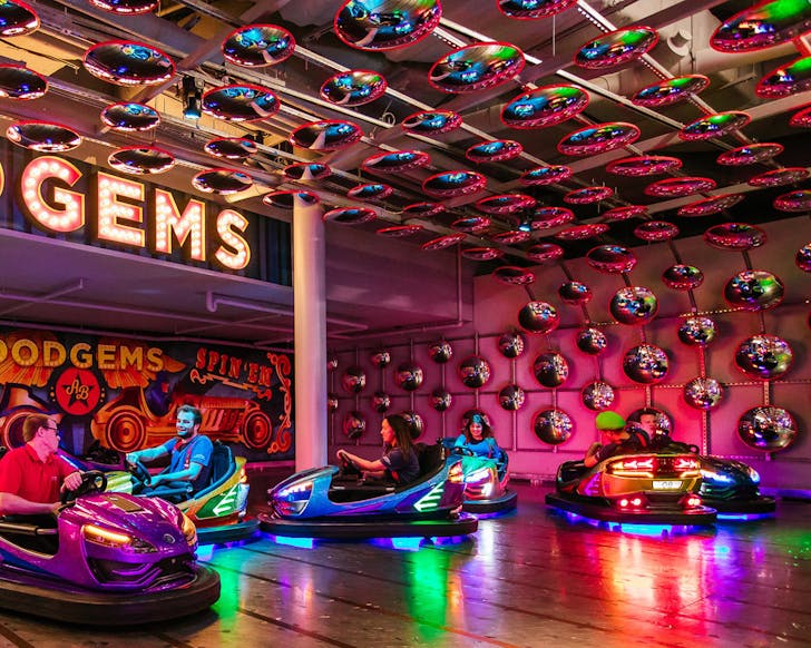 Bumper Cars At Archie Brothers Cirque Electriq
