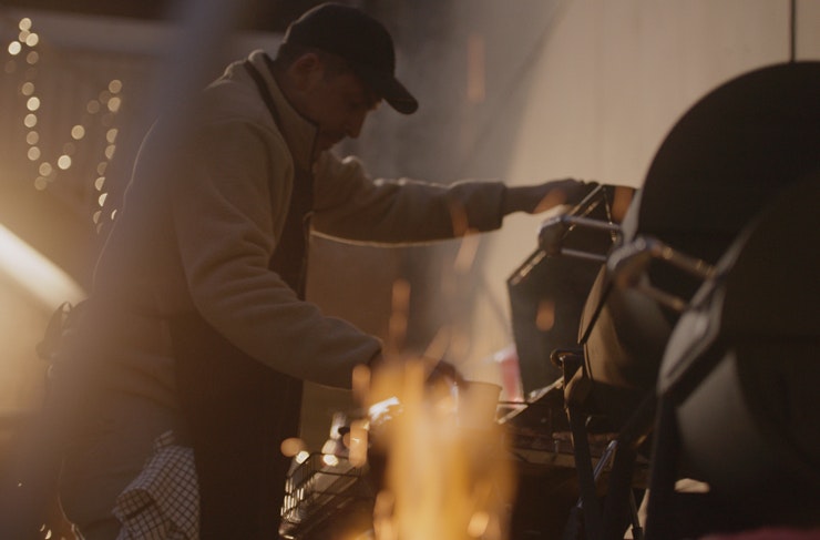 Stills from the documentary 8 Nights Out West