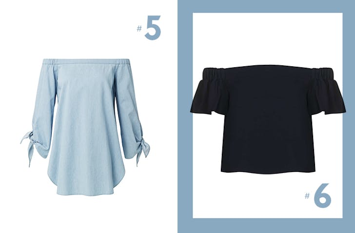 off the shoulder tops