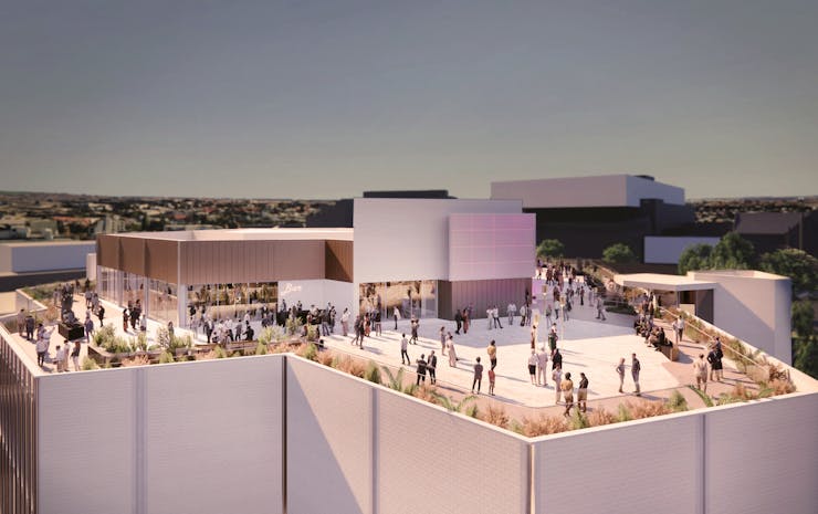 Artist Impression Of Elevate Rooftop
