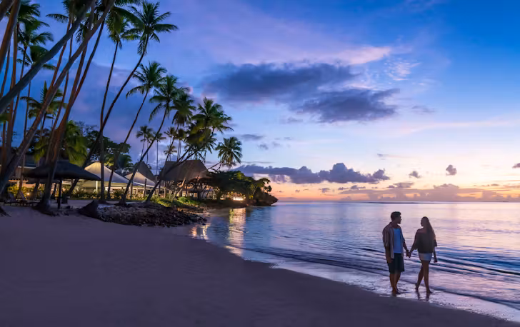 Beach with two people