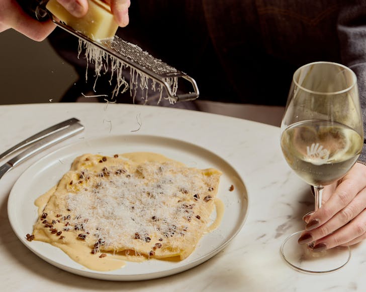 Pasta and cheese