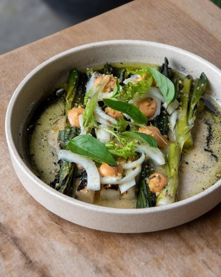 Served with vibrant and green salads at Coogee Common