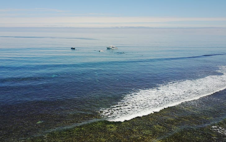 The Eco Abrolhos on the water