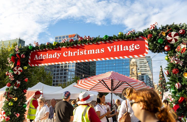 Adelady Christmas Village Victoria Square, Adelaide