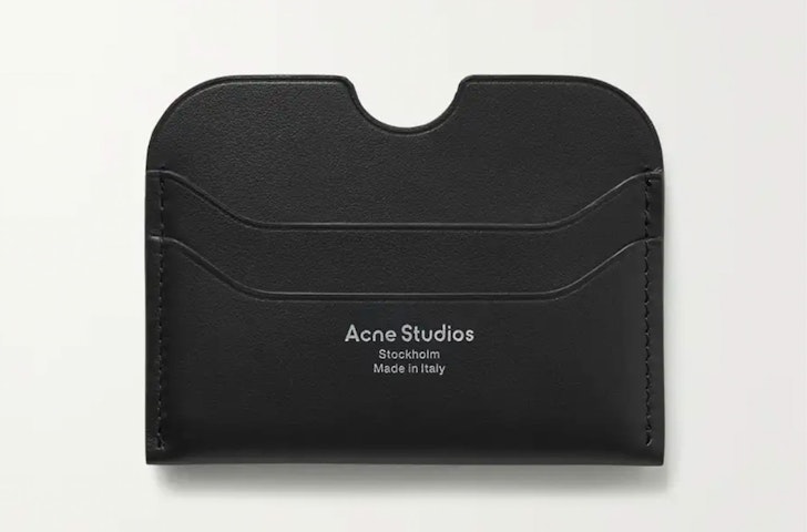 The Acne Studios Leather Cardholder, one of the best affordable luxury gifts
