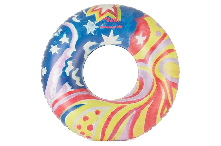 The Marni Multicolor No Vacancy Inn Edition Inflatable Swim Ring, one of the best affordable luxury gifts