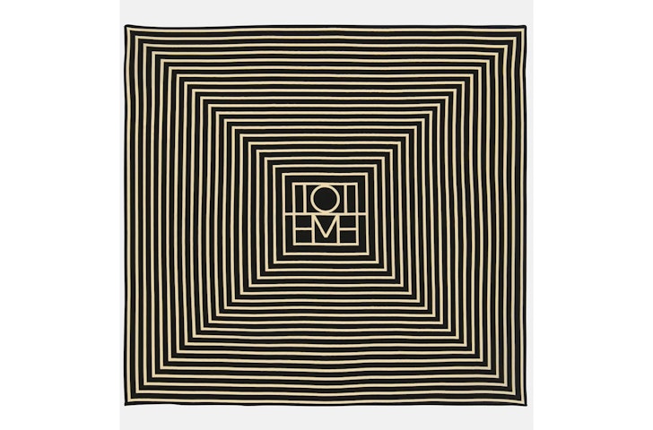 The Toteme Logo Silk Scarf, one of the best affordable luxury gifts