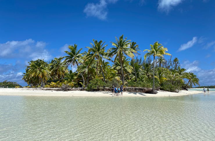The stunning island of Aitutaki in the Cook Islands