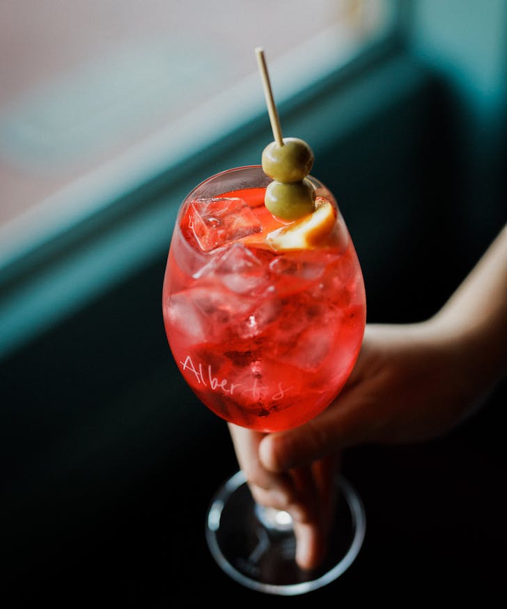 a cocktail from Albert's Respite And Refreshments