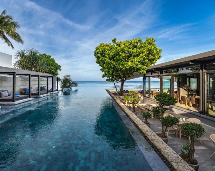A view of the pool at Aleenta Phuket Resort & Spa best romantic resorts Thailand