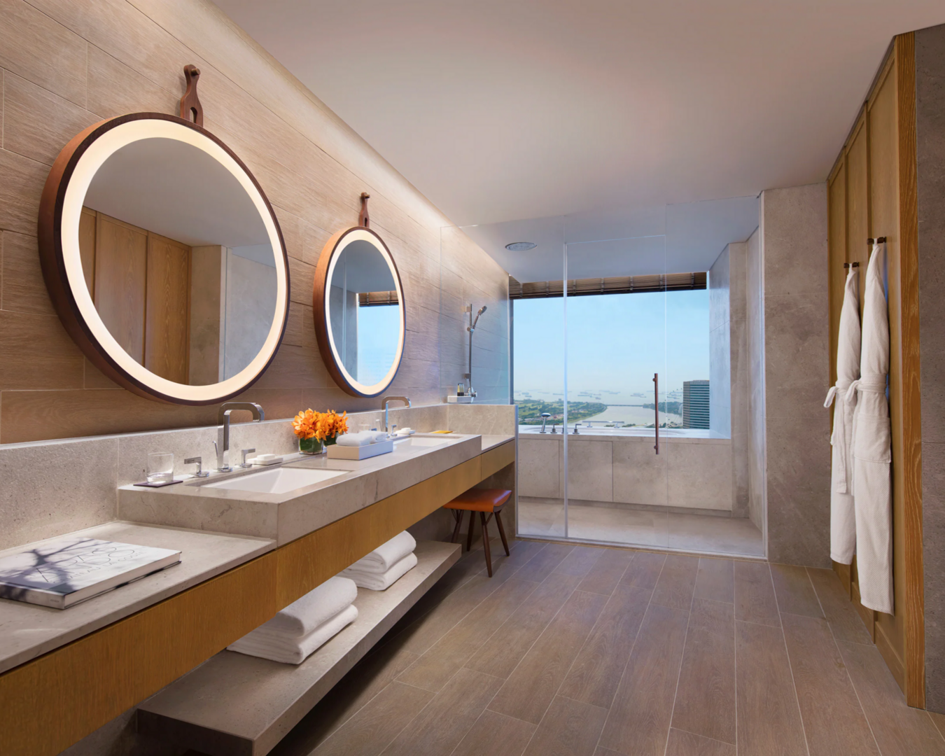 Andaz Singapore suite bathroom with bathtub