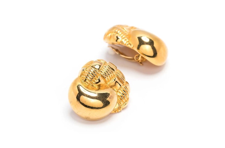 Old Céline Claw Lobster Earrings