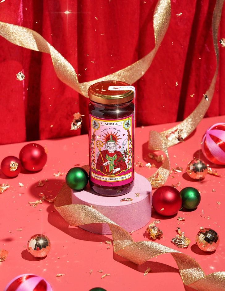 Saint Nicholas - Cranberry & Cherry Chilli Jam from Apostle Hot Sauce 