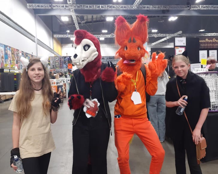 Cosplay in full swing at Armageddon, one of the best Auckland family attractions this May. 