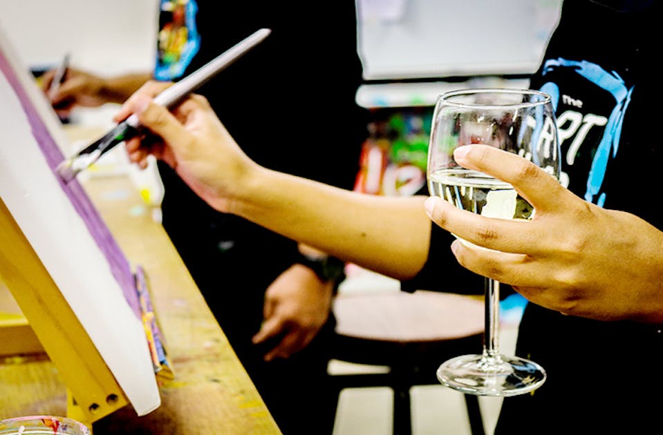 OMG! A Paint And Wine Class Is FINALLY Happening On The Coast And We’re