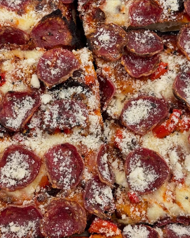Pizza slices from Oti Sydney CBD