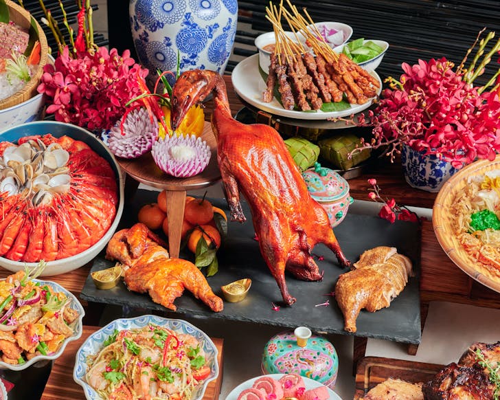 Asian Market CafÃ© at Fairmont Singapore CNY buffet