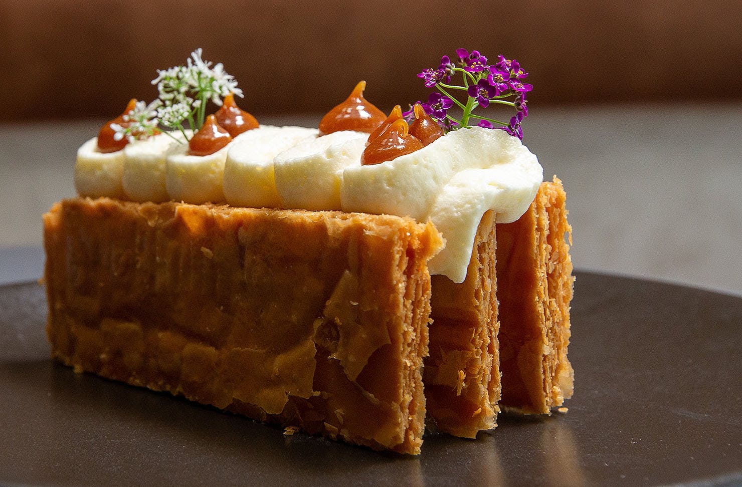 The mille-feuille at Atelier, one of Auckland's best new restaurants for 2022.