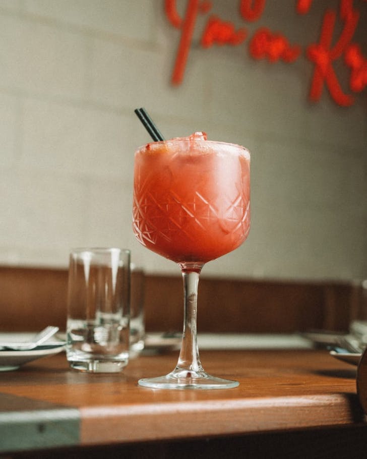 The goblet-sized French Love at Atelier, one of the best bars in Auckland.