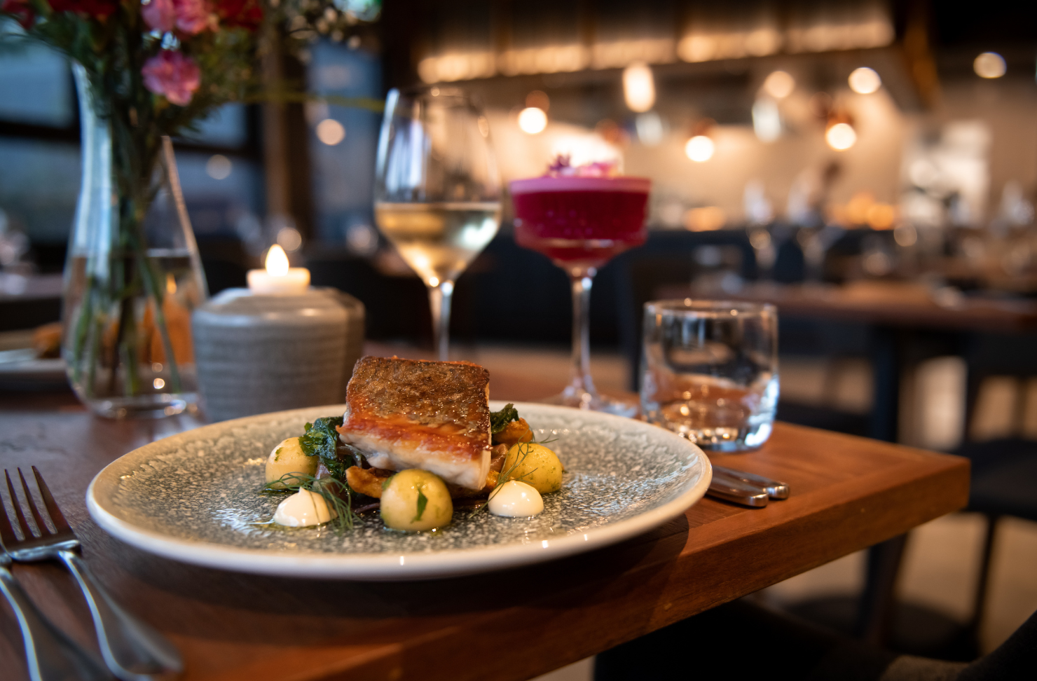 Plate of food at Australia Zoo's Warrior restaurant