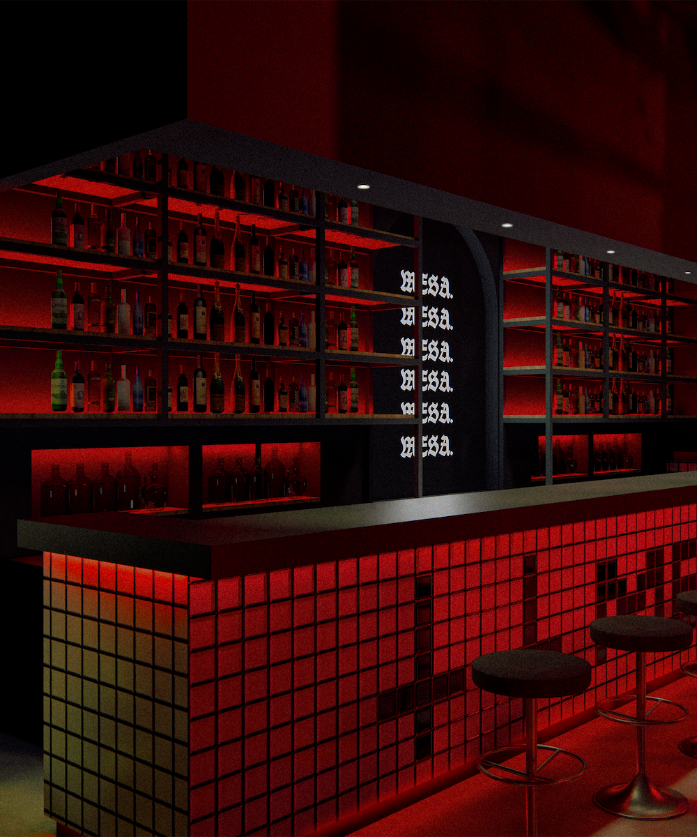 Mesa bar render