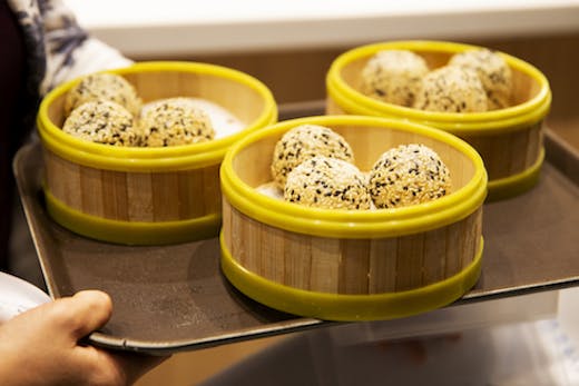 three bamboo steamers at BamBamBoo in Floreat