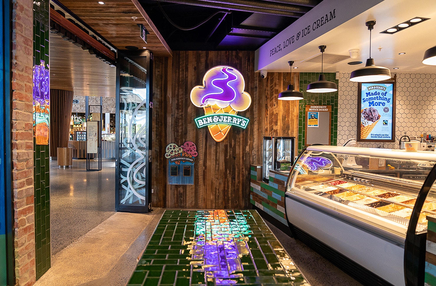 A Ben & Jerry's store in Australia.