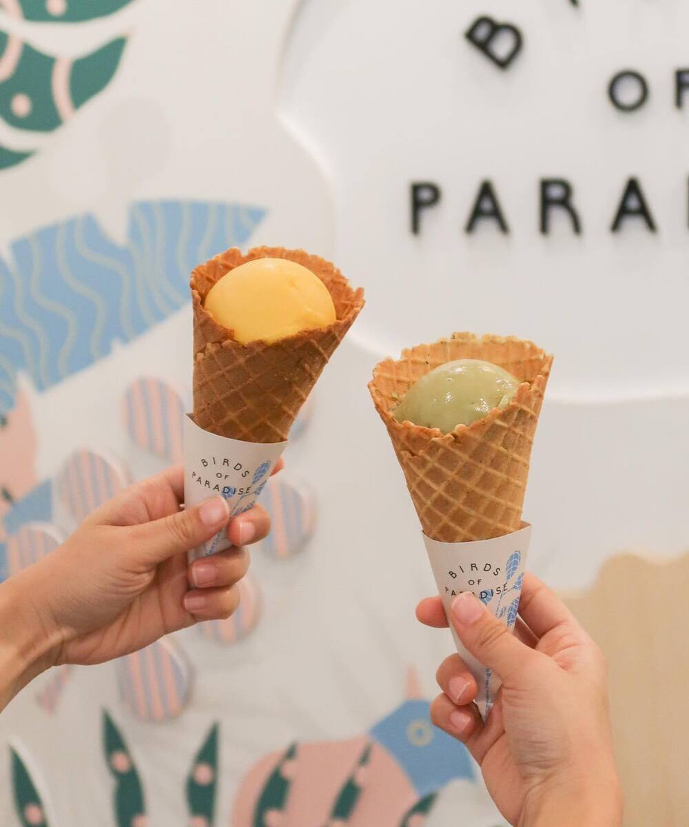 Ice cream from Birds of Paradise