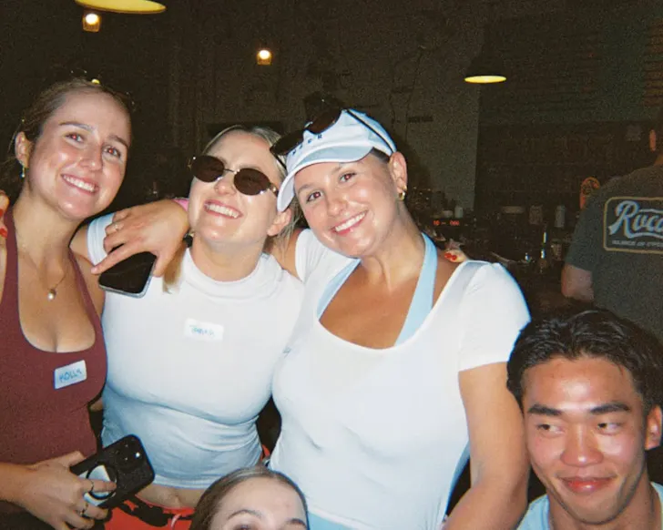 Group of people smiling